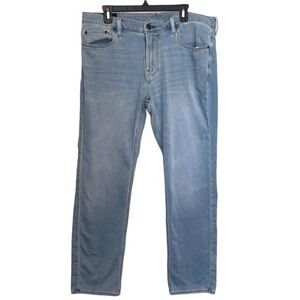 HOLLISTER Mens skinny jean size 36X32 light blue wash